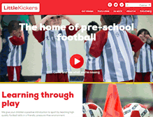 Tablet Screenshot of littlekickers.com.cy